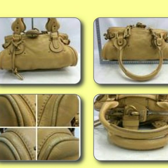 Chloe Paddington leather gold tote bag key lock - Picture 2 of 7